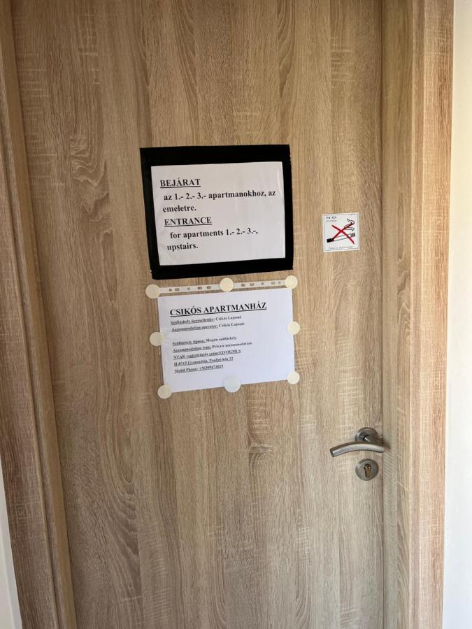 Ferienwohnung Csikos Apartman Gyenesdiás Exterior foto